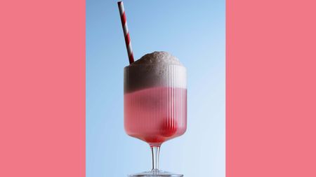 cherry soda float 