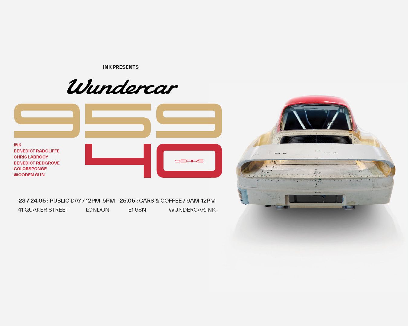 Wundercar exhibition poster