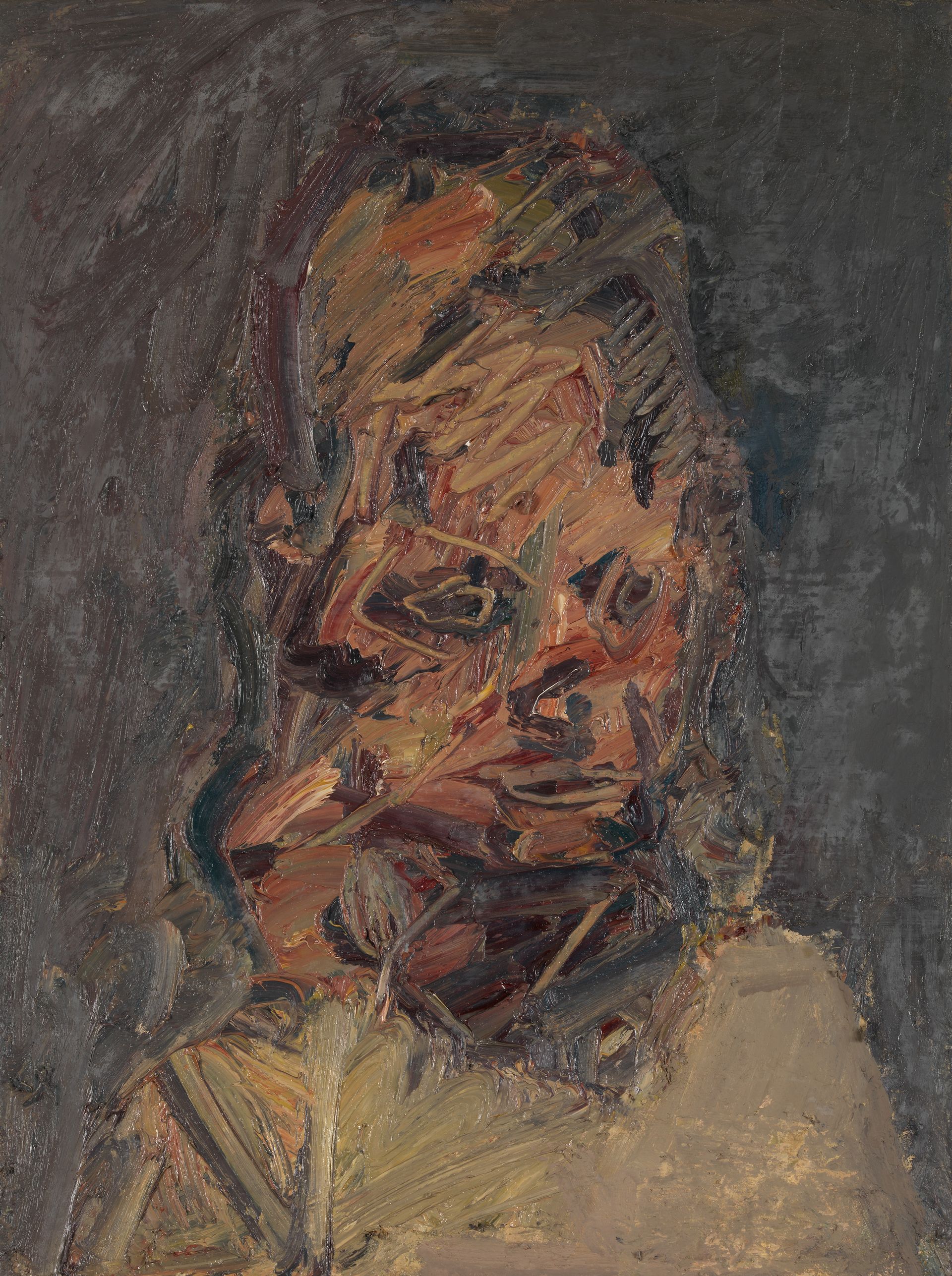 paintings of distorted heads